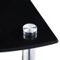 vidaXL Estantería 3 niveles cristal templado negro 30x30x67 cm vidaXL Estantería 3 niveles cristal templado negro 30x30x67 cm