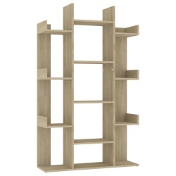 vidaXL Estantería de madera de ingeniería roble Sonoma 86x25,5x140 cm