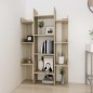 vidaXL Estantería de madera de ingeniería roble Sonoma 86x25,5x140 cm vidaXL Estantería de madera de ingeniería roble Sonoma 86x25,5x140 cm