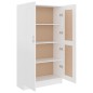 vidaXL Librería madera de ingeniería blanco 82,5x30,5x150 cm vidaXL Librería madera de ingeniería blanco 82,5x30,5x150 cm