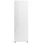 vidaXL Estantería madera contrachapada blanco brillante 90x30x90 cm vidaXL Estantería madera contrachapada blanco brillante 90x30x90 cm