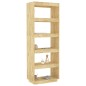 vidaXL Estantería/divisor de espacios madera maciza pino 60x35x167 cm vidaXL Estantería/divisor de espacios madera maciza pino 60x35x167 cm