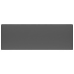 vidaXL Lavabo lujoso cuadrado rebosadero cerámica gris oscuro 41x41 cm