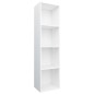 vidaXL Estantería de libros/mueble TV madera contrachapada 36x30x143cm