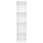 vidaXL Estantería de libros/mueble TV madera contrachapada 36x30x143cm