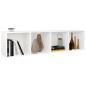 vidaXL Estantería de libros/mueble TV madera contrachapada 36x30x143cm