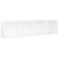 vidaXL Estantería de libros/mueble TV madera contrachapada 36x30x143cm