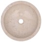 vidaXL Lavabo 40x12 cm mármol color crema vidaXL Lavabo 40x12 cm mármol color crema