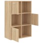 vidaXL Armario almacenamiento madera contrachapada roble 60x29,5x90 cm vidaXL Armario almacenamiento madera contrachapada roble 60x29,5x90 cm