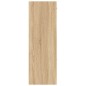 vidaXL Armario almacenamiento madera contrachapada roble 60x29,5x90 cm vidaXL Armario almacenamiento madera contrachapada roble 60x29,5x90 cm