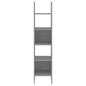 vidaXL Estantería de madera contrachapada gris hormigón 40x35x180 cm vidaXL Estantería de madera contrachapada gris hormigón 40x35x180 cm