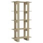 vidaXL Estantería/divisor madera ingeniería roble Sonoma 80x30x160 cm vidaXL Estantería/divisor madera ingeniería roble Sonoma 80x30x160 cm