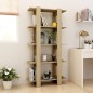 vidaXL Estantería/divisor madera ingeniería roble Sonoma 80x30x160 cm vidaXL Estantería/divisor madera ingeniería roble Sonoma 80x30x160 cm