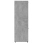 vidaXL Estantería madera contrachapada gris hormigón 90x30x90 cm