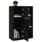 vidaXL Armario almacenamiento madera contrachapada negra 60x29,5x90 cm vidaXL Armario almacenamiento madera contrachapada negra 60x29,5x90 cm