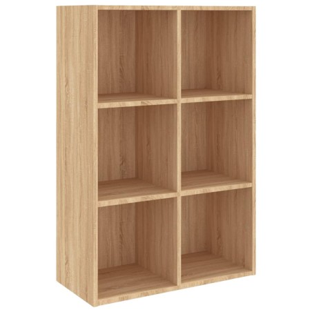 vidaXL Estantería/Aparador madera ingeniería roble Sonoma 66x30x98 cm
