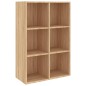 vidaXL Estantería/Aparador madera ingeniería roble Sonoma 66x30x98 cm vidaXL Estantería/Aparador madera ingeniería roble Sonoma 66x30x98 cm