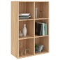 vidaXL Estantería/Aparador madera ingeniería roble Sonoma 66x30x98 cm vidaXL Estantería/Aparador madera ingeniería roble Sonoma 66x30x98 cm