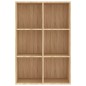 vidaXL Estantería/Aparador madera ingeniería roble Sonoma 66x30x98 cm vidaXL Estantería/Aparador madera ingeniería roble Sonoma 66x30x98 cm