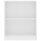 vidaXL Estantería de madera contrachapada blanco 60x24x74,5 cm