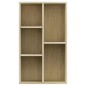 vidaXL Estantería/Aparador madera contrachapada color roble 50x25x80cm vidaXL Estantería/Aparador madera contrachapada color roble 50x25x80cm