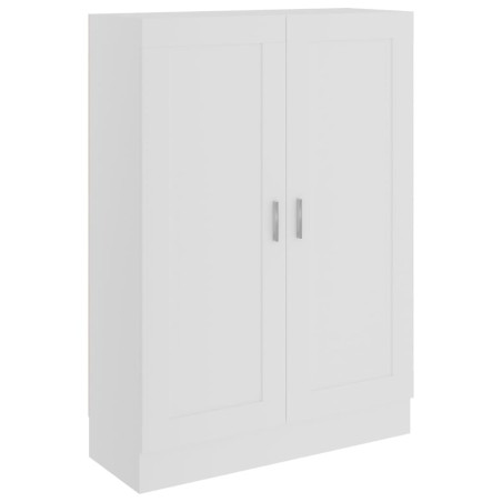vidaXL Armario de libros madera contrachapada blanco 82,5x30,5x115 cm