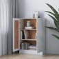vidaXL Armario de libros madera contrachapada blanco 82,5x30,5x115 cm vidaXL Armario de libros madera contrachapada blanco 82,5x30,5x115 cm