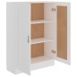 vidaXL Armario de libros madera contrachapada blanco 82,5x30,5x115 cm vidaXL Armario de libros madera contrachapada blanco 82,5x30,5x115 cm