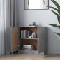 vidaXL Armario de libros contrachapada gris hormigón 82,5x30,5x80 cm