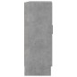 vidaXL Armario de libros contrachapada gris hormigón 82,5x30,5x80 cm