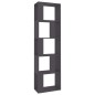 vidaXL Estantería/divisor madera contrachapada gris 45x24x159 cm vidaXL Estantería/divisor madera contrachapada gris 45x24x159 cm