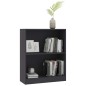 vidaXL Estantería de madera contrachapada gris 60x24x74,5 cm vidaXL Estantería de madera contrachapada gris 60x24x74,5 cm