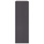 vidaXL Estantería de madera contrachapada gris 60x24x74,5 cm vidaXL Estantería de madera contrachapada gris 60x24x74,5 cm