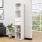 vidaXL Estantería librería madera contrachapada blanco 36x30x171 cm vidaXL Estantería librería madera contrachapada blanco 36x30x171 cm