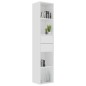 vidaXL Estantería librería madera contrachapada blanco 36x30x171 cm vidaXL Estantería librería madera contrachapada blanco 36x30x171 cm
