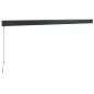 vidaXL Toldo retráctil aluminio y tela azul y blanco 4,5x3 m vidaXL Toldo retráctil aluminio y tela azul y blanco 4,5x3 m