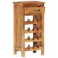 vidaXL Botellero de madera maciza de acacia 40x30x80 cm vidaXL Botellero de madera maciza de acacia 40x30x80 cm