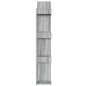 vidaXL Estantería madera contrachapada gris Sonoma 86x25,5x140 cm vidaXL Estantería madera contrachapada gris Sonoma 86x25,5x140 cm