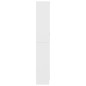 vidaXL Vitrina de madera contrachapada blanco 82,5x30,5x185,5 cm vidaXL Vitrina de madera contrachapada blanco 82,5x30,5x185,5 cm