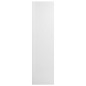 vidaXL Estantería de libros contrachapada blanco brillo 36x30x143cm vidaXL Estantería de libros contrachapada blanco brillo 36x30x143cm