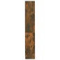 vidaXL Estantería 4 niveles madera color roble ahumado 80x24x142 cm vidaXL Estantería 4 niveles madera color roble ahumado 80x24x142 cm