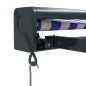 vidaXL Toldo retráctil aluminio y tela azul y blanco 4,5x3 m vidaXL Toldo retráctil aluminio y tela azul y blanco 4,5x3 m