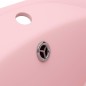 vidaXL Lavabo lujoso con rebosadero cerámica rosa mate 58,5x39 cm vidaXL Lavabo lujoso con rebosadero cerámica rosa mate 58,5x39 cm