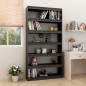 vidaXL Estantería divisor de espacios madera pino gris 100x30x200 cm vidaXL Estantería divisor de espacios madera pino gris 100x30x200 cm