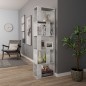 vidaXL Estantería madera contrachapada gris hormigón 45x24x159cm
