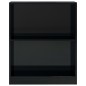 vidaXL Estantería madera contrachapada negro brillante 60x24x74,5 cm vidaXL Estantería madera contrachapada negro brillante 60x24x74,5 cm
