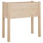 vidaXL Jardineras 2 uds madera maciza de pino 70x31x70 cm vidaXL Jardineras 2 uds madera maciza de pino 70x31x70 cm