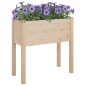 vidaXL Jardineras 2 uds madera maciza de pino 70x31x70 cm vidaXL Jardineras 2 uds madera maciza de pino 70x31x70 cm