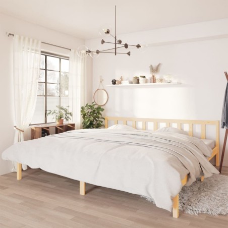 vidaXL Estructura de cama madera maciza de pino 180x200 cm