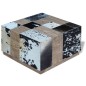 vidaXL Mesa de centro cuero vacuno real 60x60x36 cm vidaXL Mesa de centro cuero vacuno real 60x60x36 cm